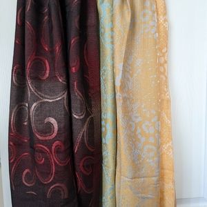 Lot of 2 Pashmina Scarves